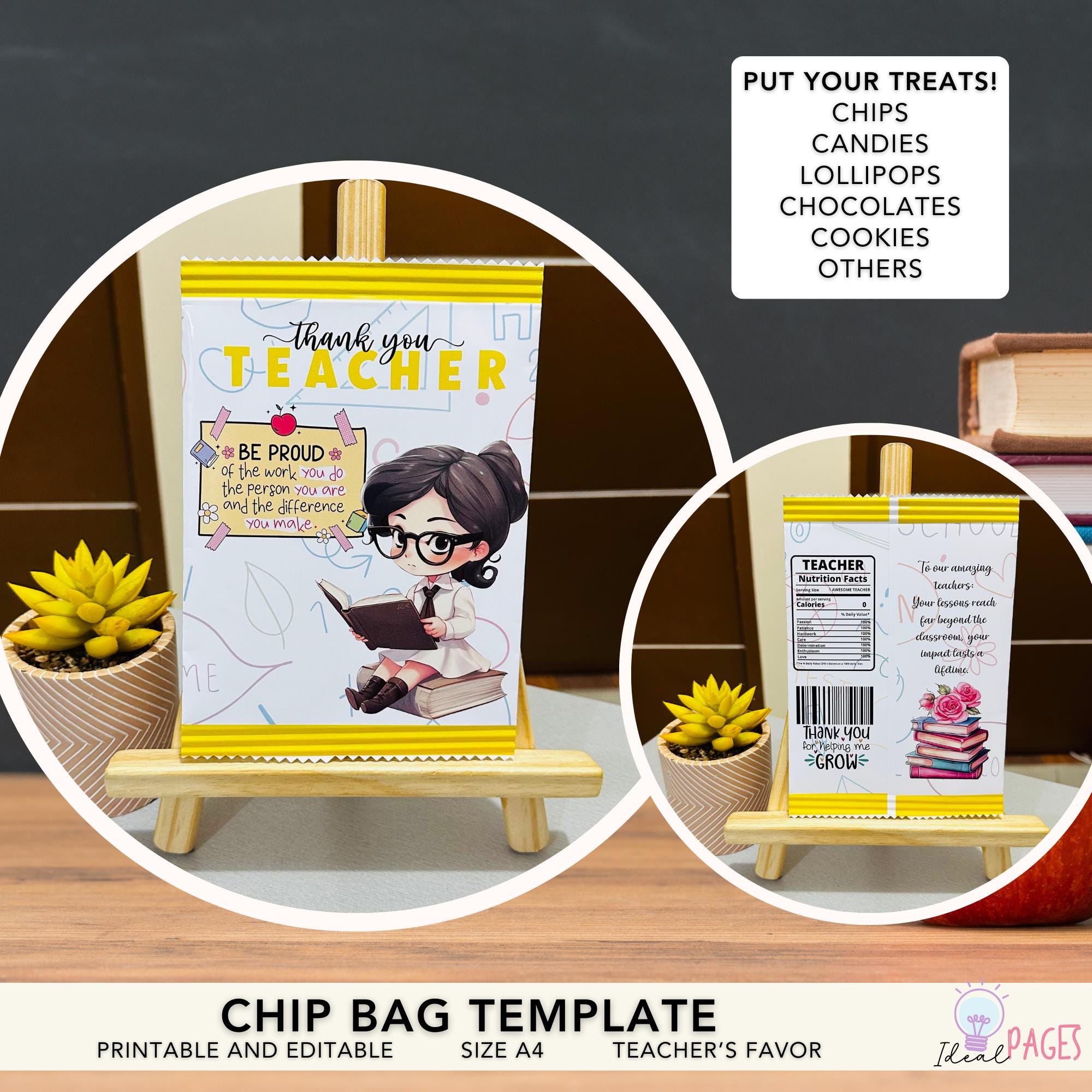 Party Favors for Teachers, Teacher Appreciation Gift Bag, Teacher ...