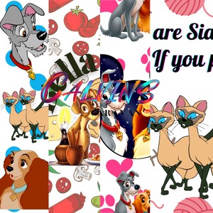 Lady and Tramp Inspired Pattern, Puppy Love (Digital Download)