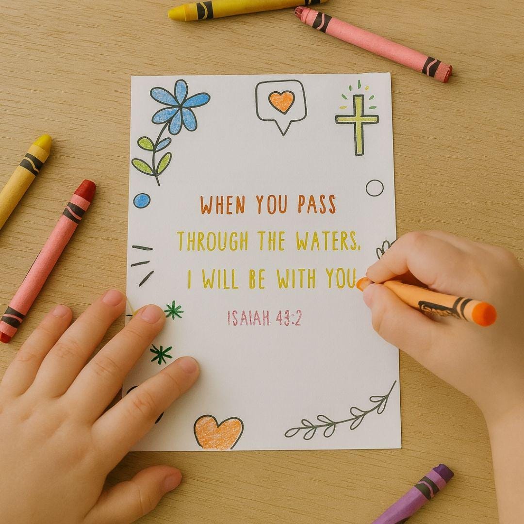 Printable Bible Verse Coloring Pages for Kids, Christian Scripture ...
