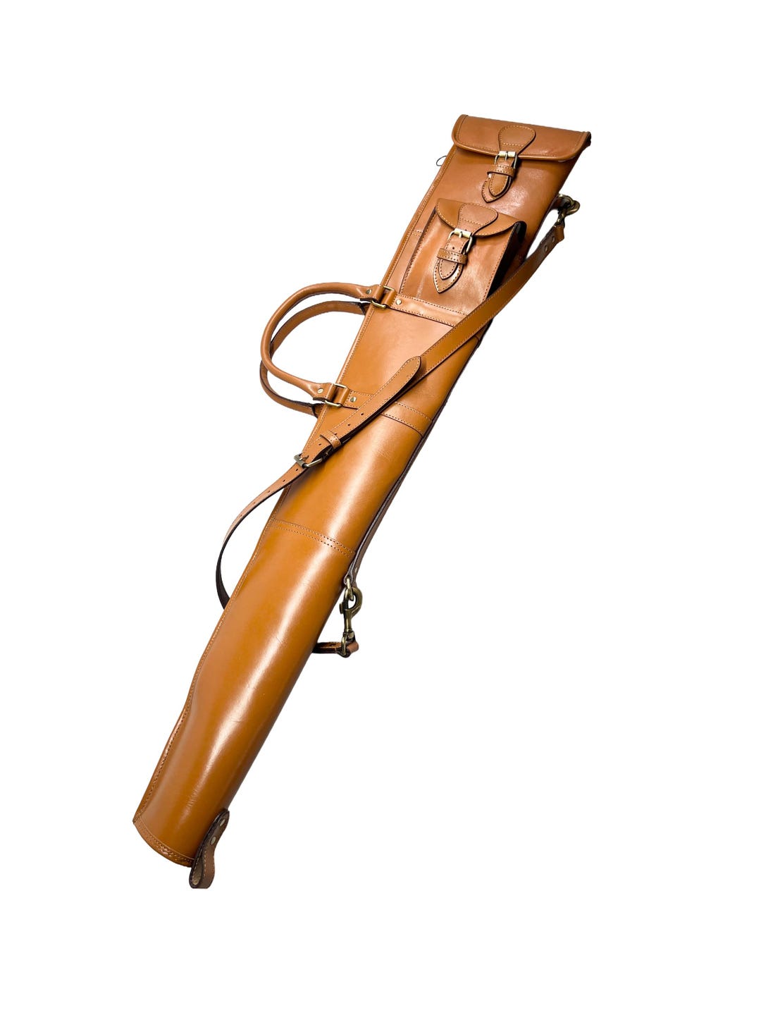 Leather Rifle Scabbard - Tan Fits up to 44
