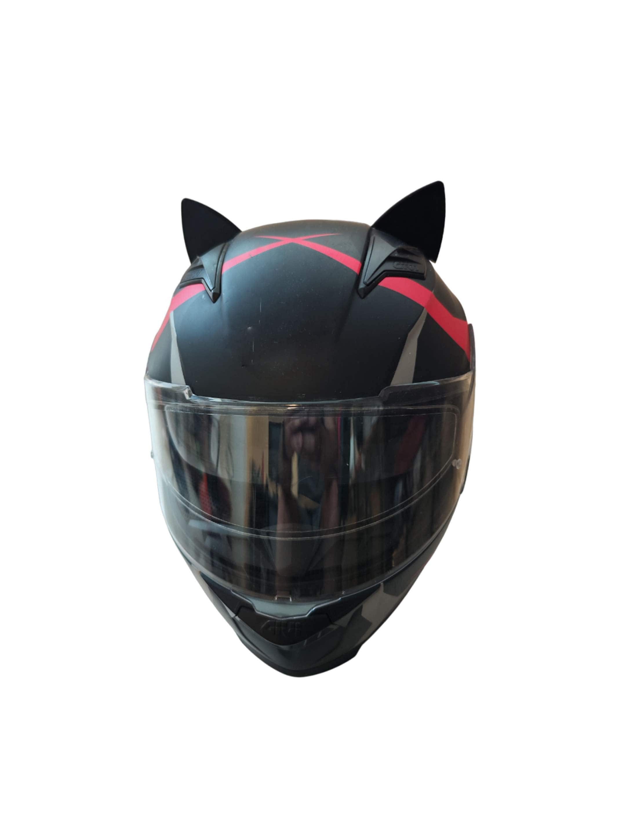 Helmet Cat Ears Black, Ear Helmet Decorations, Ear
