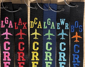 Crew tags/flight attendant