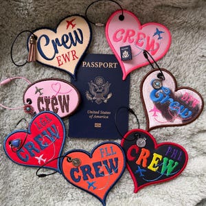 Crew luggage tags - Etsy 日本