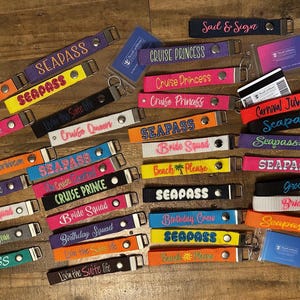 Seapass Lanyard/Kartenhalter bestickt