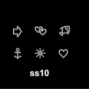 Love Silhouette Rhinestone Template: Cricut SVG Cut File (Digital Download)