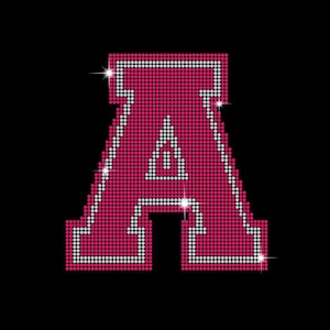 Rhinestone Template,Alphabet Template SVG,Rhinestone Font,CDR,DXF,Rhinestone Cheer,Cricut
