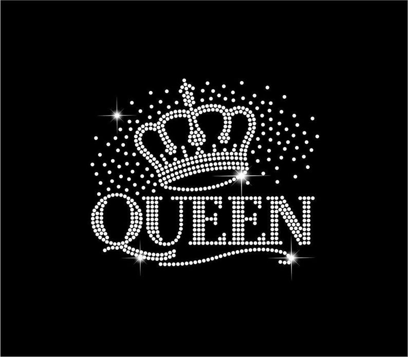 Rhinestone Queen Crown Template: SVG, CDR, Cricut (digital Download) - Etsy