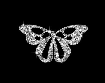Molde de borboleta com strass: SVG, PNG, design para Cricut (download digital)