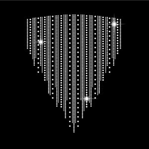 Rhinestone Scatter,Dress Pattern, Svg, Rhinestone Template,SVG pattern,Cricut,Hotfix