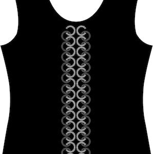 Dress Rhinestone Template,Diamond Sleeve Rhinestone Template, Ribbon Rhinestone,SVG Ss10