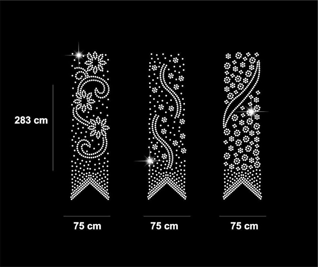 Floral Rhinestone Border Template Hotfix SVG DXF EPS digital floral-rhinestone-border-template-hotfix-svg-dxf-eps-digital