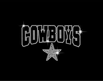Plantilla de diamantes de imitación de vaqueros, diseño de animadoras, fútbol americano y béisbol (svg, png, pdf, eps, dxf)