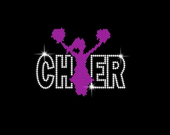 Cheer Rhinestone Shirt SVG Template: Cricut Design (Digital Download)