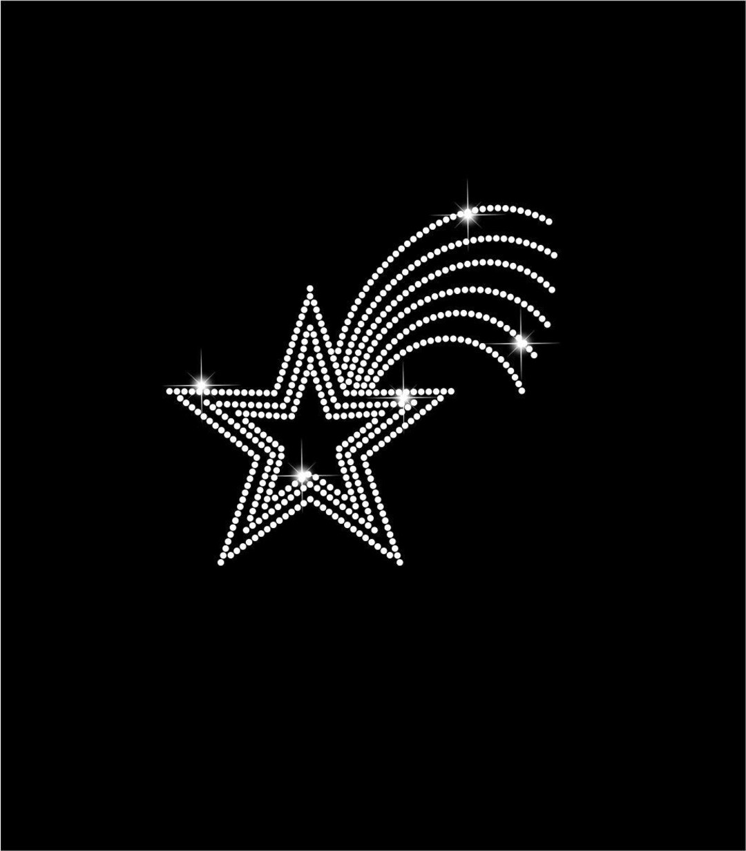 Star Rhinestone Template,scatter Design, (SVG, PNG, CDR) - Etsy