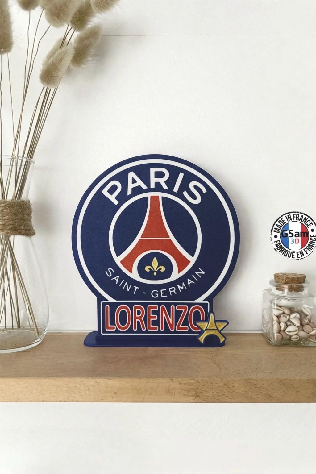 Affiche A6 PSG – Poster Neuve Paris Saint-Germain Avec Mbappé, Messi, Neymar