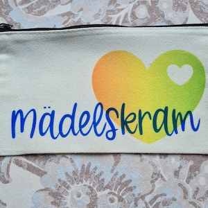 Kosmetiktäschchen I Schminktäschen I personalisiert I Mädelskram