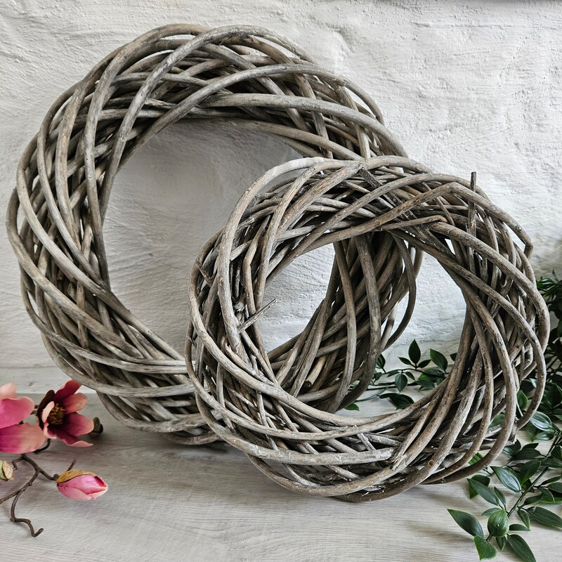 Elegantes Weidenkranz Gross 100cm Bilder