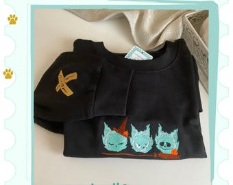 Heliobus| Honkai Sweatshirt | Mr.Tail| Honkai star rail halloween| Unisex Sweatshirt | Halloween Sweatshirt | Honkai Gift| Kawaii| Huohuo| Embroidery