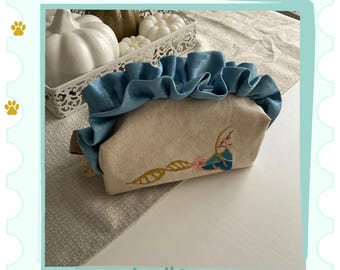 Ruan Mei|Honkai Star Rail|Ruan Mei Embroidered Pencil Case|Gamer Toiletry Bag|Unisex Gift|Pencil Case with Steering Wheel|Embroidered Toiletry Bag with Charm|Kawaii|
