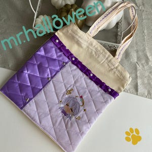 Robin|Honkai Star Rail|Einkaufstasche Robin|Robin bestickte Tasche|Honkai Geschenk|Baumwolltasche mit Tasche|Kawaii|Geschenk für sie|Süße Tragetasche