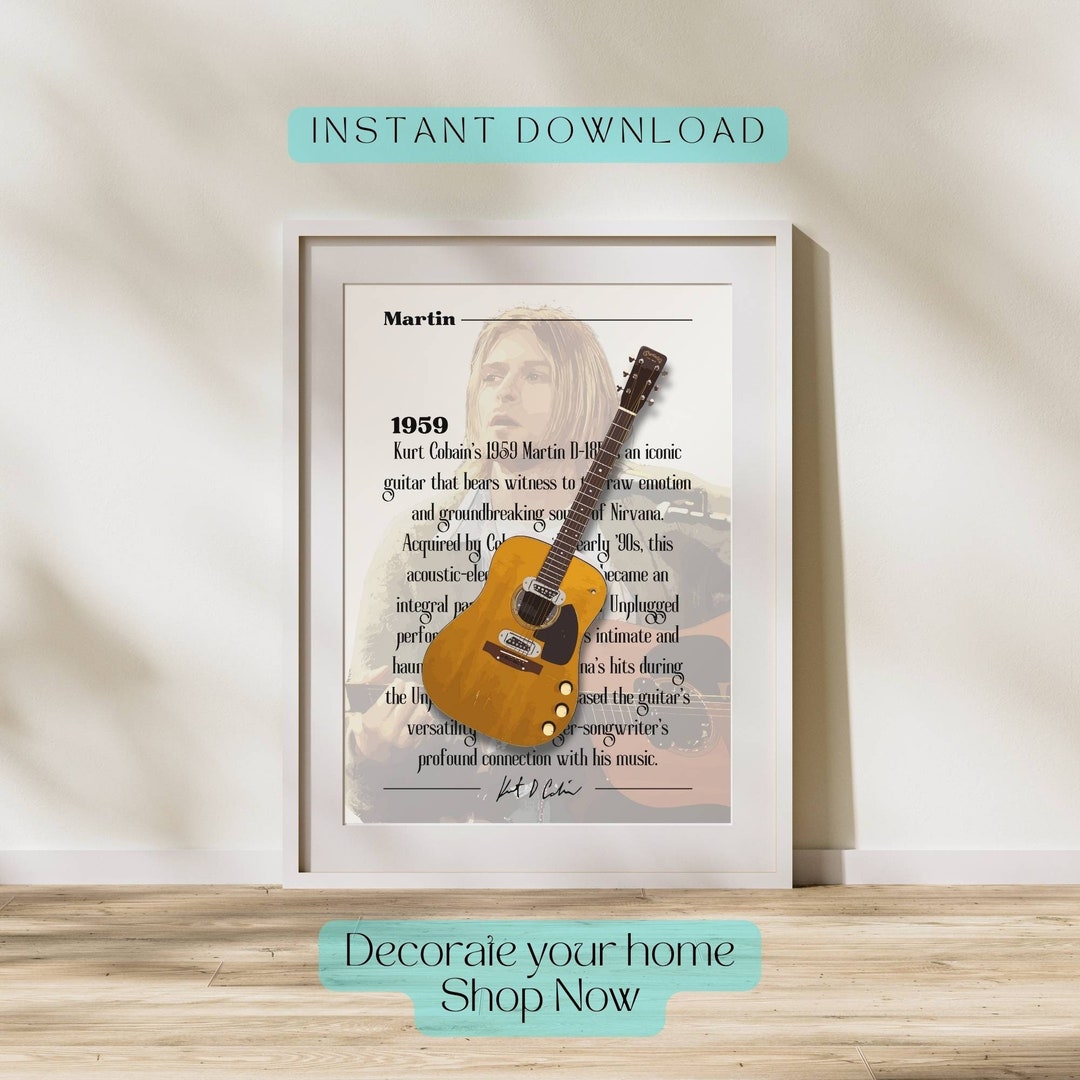 Kurt Cobain van Nikita Abakumov als poster, canvas print en meer Kurt Cobain van Nikita Abakumov als poster, canvas print en meer