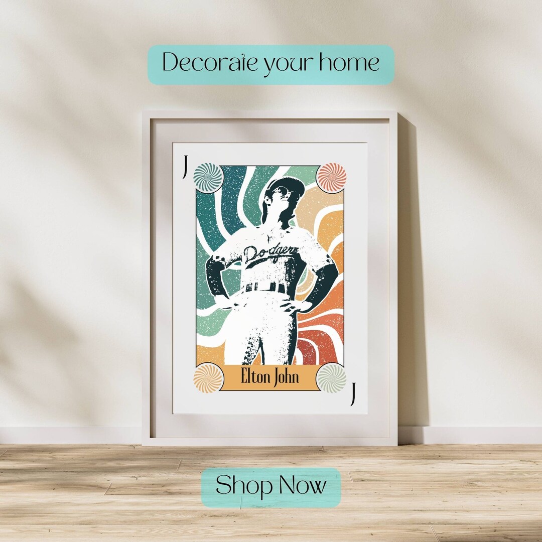 Elton John Print, Elton John Poster, Music Poster, Music Art, Music ...