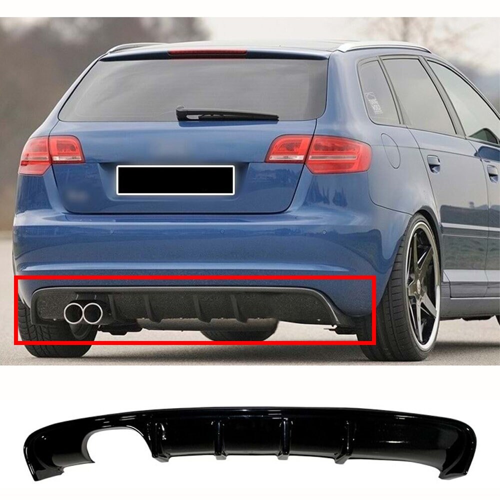 For 2006-2012 Audi A3 Sportback Customized Shifter Area Trim Decor Frame  Set Piano Black / Carbon Fiber / Glossy Silver / Glossy Red / Wood 