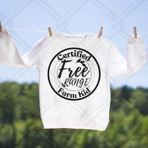 Certified Free Range Farm Kid!