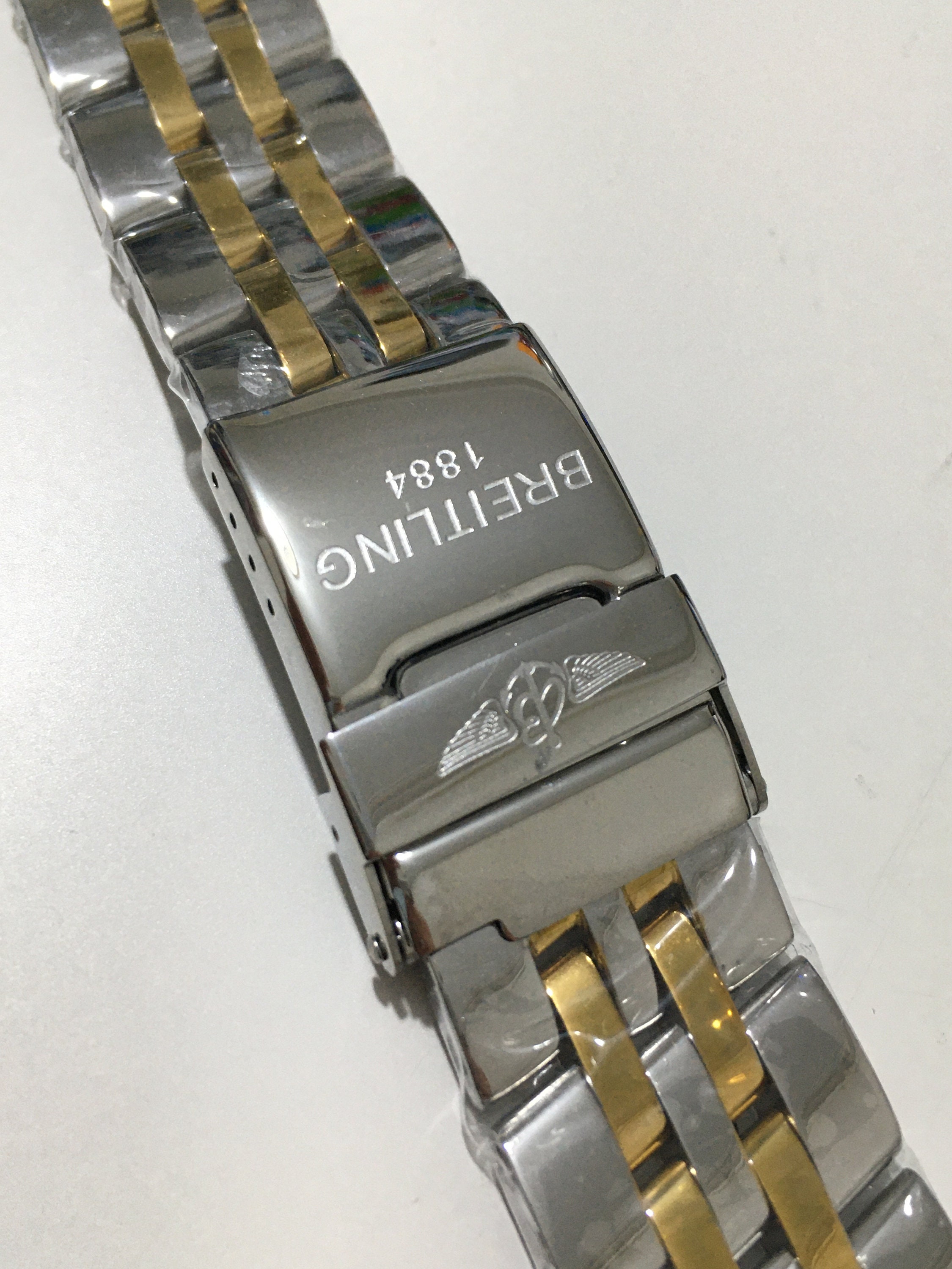 Breitling black steel bracelet cheap