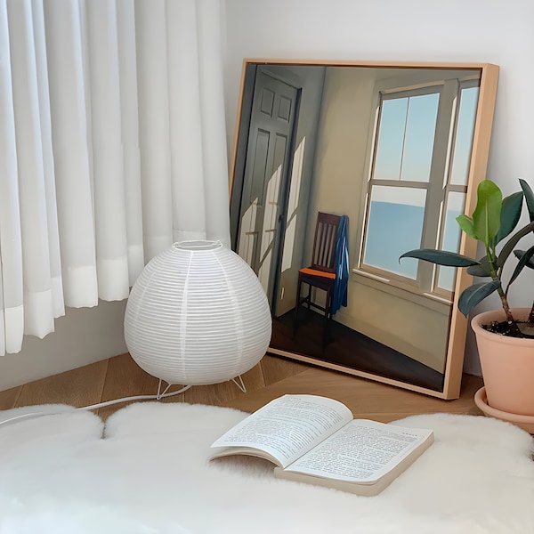 Japanese Rice Paper Lamp | Japanese Lamp | Floor Lamp | Noguchi Lamp | Living Room Floor Lamp | Rice Paper Lantern | Paper Floor Lamp | Lamp