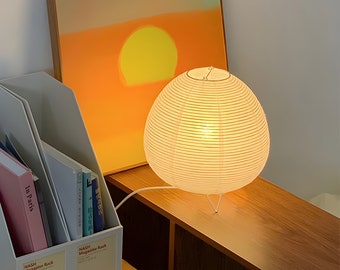 Japanische Reispapierlampe | Japanische Lampe | Stehlampe | Noguchi Lampe | Wohnzimmer Stehlampe | Reispapier-Laterne | Papier-Stehlampe | Lampe