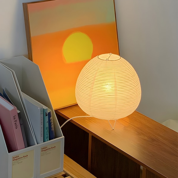Japanese Rice Paper Lamp | Japanese Lamp | Floor Lamp | Noguchi Lamp | Living Room Floor Lamp | Rice Paper Lantern | Paper Floor Lamp | Lamp