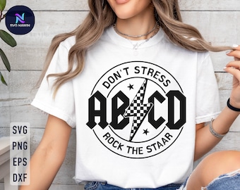 Rock The Staar SVG: Test Day Teacher Shirt Design (Digital Download)