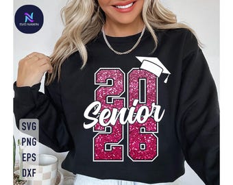 Senior 2026 SVG: Graduation Shirt Design (Digital Download)