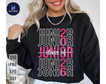 Class of 2026 SVG: Junior Graduation Shirt Design (Digital Download)