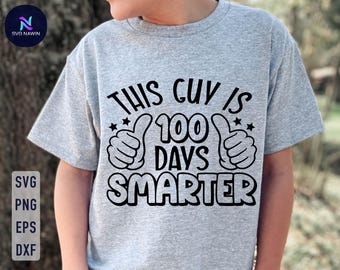 100 Days Smarter SVG: School Design (Digital Download)