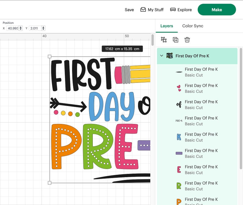 First Day of Pre-k SVG: Back to School Shirt Design (digital Download ...