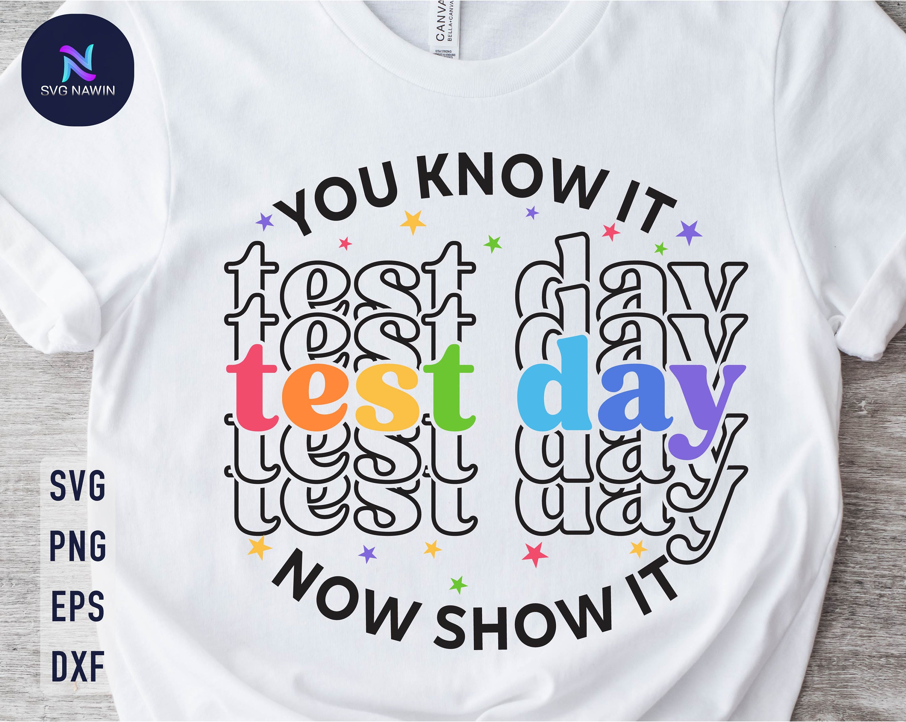 Test Day SVG: Teacher Shirt Design (digital Download) - Etsy