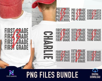 Back to School Bundle Png, Back To School Png, First Day of School Png, Back to School Boy Sublimation Design, Teacher Team Shirts