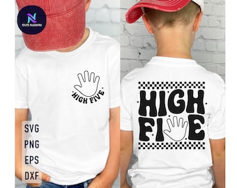 High Five Geburtstagskind SVG, High Five Shirt Design (Digitaler Download)