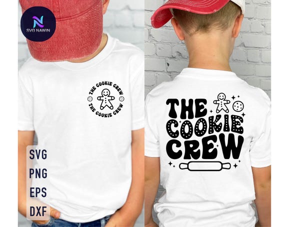 Christmas Cookie Crew SVG: Baking Shirt Design (Digital Download)