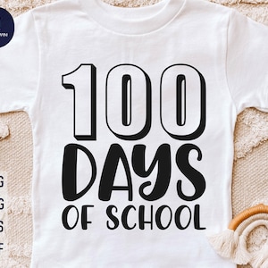 100 Days of School Svg, Happy 100 Days of School Svg, 100th Day Of Schoo Boys, Retro 100 Days,100 Days Cooler Svg, 100 Days of School Shirt