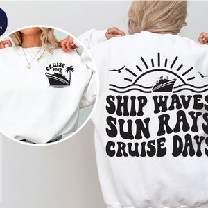 Ship Waves Sun Rays Cruise Days Svg, Cruise Vibes Svg, Cruise Svg, Cruise Ship Svg, Girls Trip Svg, Family Cruise Svg, Cruise Shirt Svg