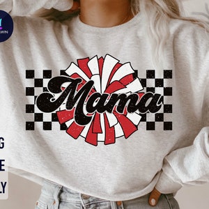 Cheer Mama Png, Cheerleader Png, Megaphone Png, Cheer Mom Png, Pom Pom Png, Football Mom Png, Cheerleading Png, Cheer Mom Shirt Png
