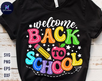 Back To School SVG: First Day Shirt Design (Digital Download)