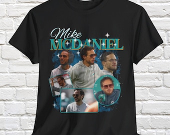 Camiseta pirata de rap de Mike McDaniel de Miami Football: ropa deportiva vintage