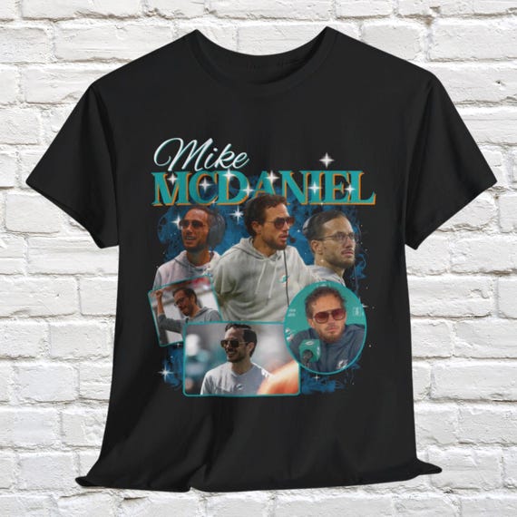 Miami Football Mike McDaniel Bootleg Rap Shirt: Vintage Sports Streetwear