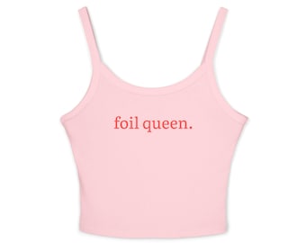 Foil Queen Hairstylist Tank Top | Salon Lover Graphic