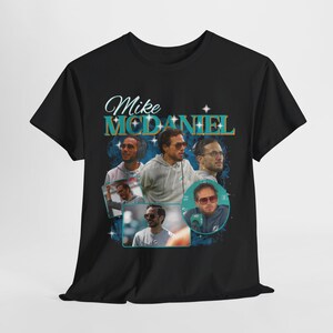 Camiseta pirata de rap de Mike McDaniel de Miami Football: ropa deportiva vintage imagen 4