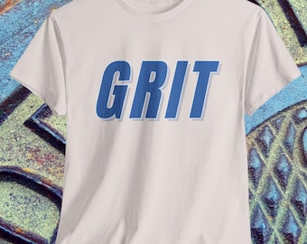Camiseta de Dan Campbell Grit: Ropa para fanáticos del fútbol americano de Detroit
